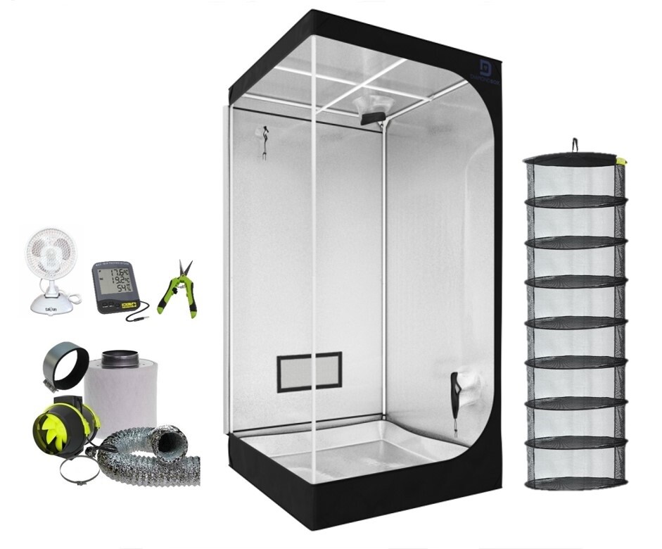 Grow Dry Box Set L, 100x100x200 cm - growland.biz
