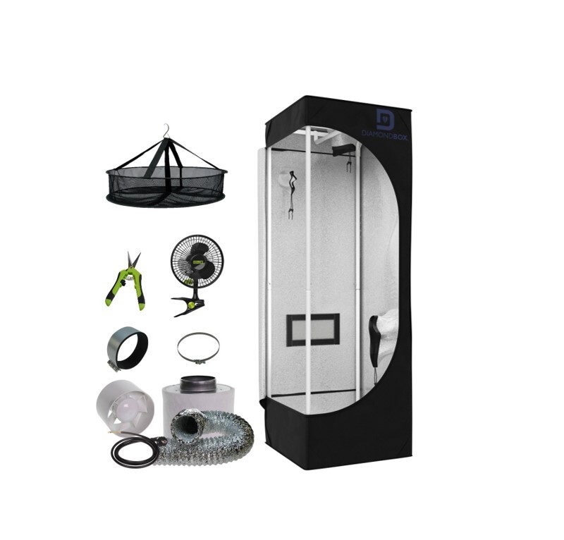 Grow Dry Box Set XS, 40x40x120 cm - growland.biz