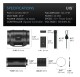 AC-Infinity Extraction Kit 1230m³/h ø200mm 10 speeds incl. controller
