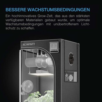 AC Infinity CLOUDLAB 733 Advance Grow Tent 90 x 90 x 180 cm