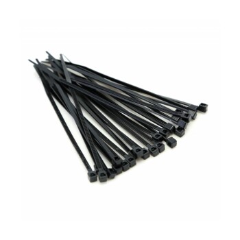 Cable ties, black, L 300 mm x W 4.8 mm, 100 pcs.