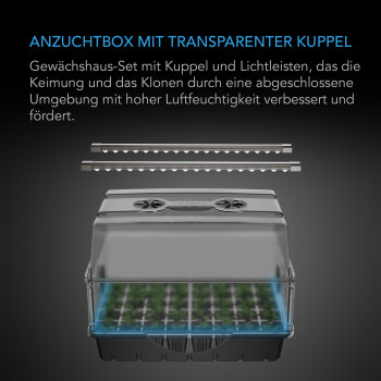 AC Infinity Cutting Greenhouse with LED Lighting for up...