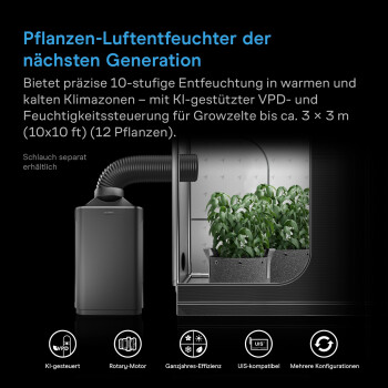 AC Infinity Hydrone 7 Dehumidifier with AI-powered VPD