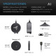 AC Infinity AI Water Sensor – Water Level & Leak Detection, IP68