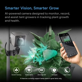 AC Infinity SPECTRON 3 – AI 4K grow camera with...