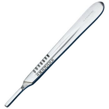 Scalpel handle no. 4 large shape 135mm stainless steel