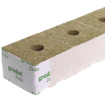 Grodan Rockwool Blocks Small Hole 10 x 10cm (Box of 216 pcs)