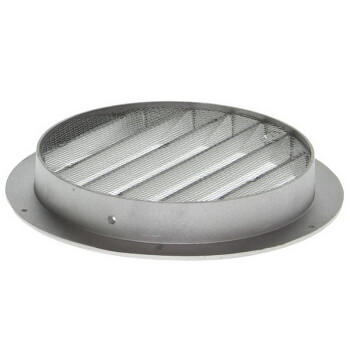 Ventilation Grid for air intake/exhaust vent with wire mesh 125mm