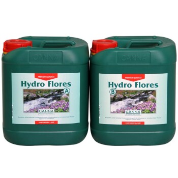 CANNA Hydro Flores A+B 1L, 5L, 10L for soft water