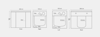HOMEbox Ambient Grow tent R300+ Plus 300 x 150 x 220 cm