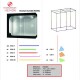 Secret Jardin Hydro Shoot HS240W Grow Tent 240x120x200 cm