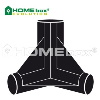 Homebox 3 way connector Ø22mm - 4 pieces