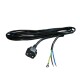 IEC connection cable, female, on ferrules, 4 m, ø 1,5 mm²