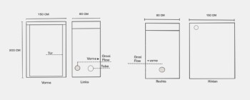 HOMEbox Ambient R150 150 x 80 x 200 cm