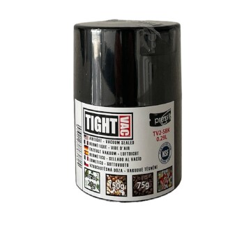 Tightvac vacuum container black opaque 0.29 l