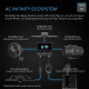 AC Infinity Cloudline Pro T4 quiet inline fan system 350m³/h ø100 mm with temperature and humidity control